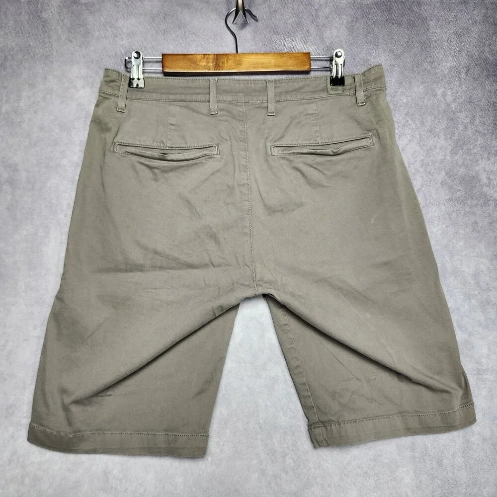 AG Adriano Goldschmied Shorts Mens 33R Gray The Griffin Tailored Stretch Casual‎